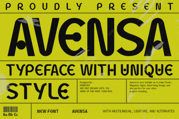Avensa: A Modern Sans Serif Font
