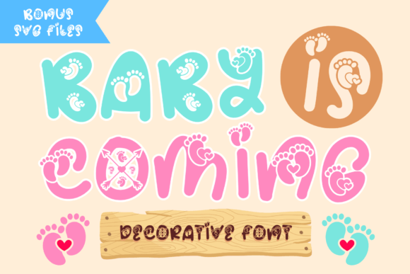 Baby is Coming: A Bold, Playful Display Font