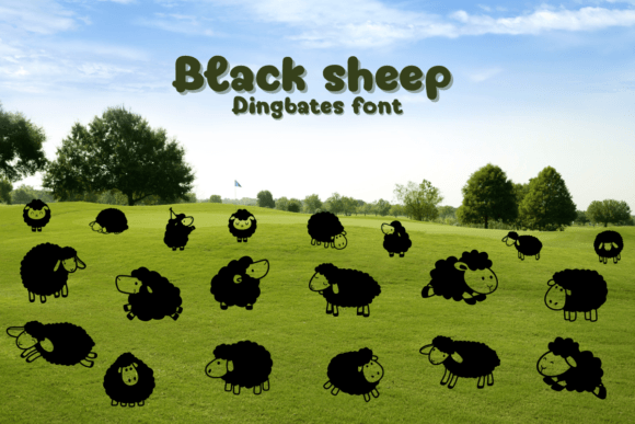 Black Sheep Font for Business Style