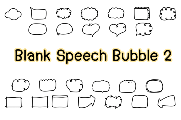 Blank Speech Bubble 2 Font
