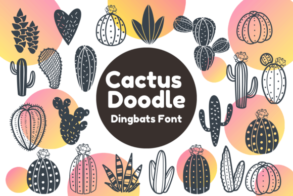 Cactus Doodle Font: Desert Charm in Type