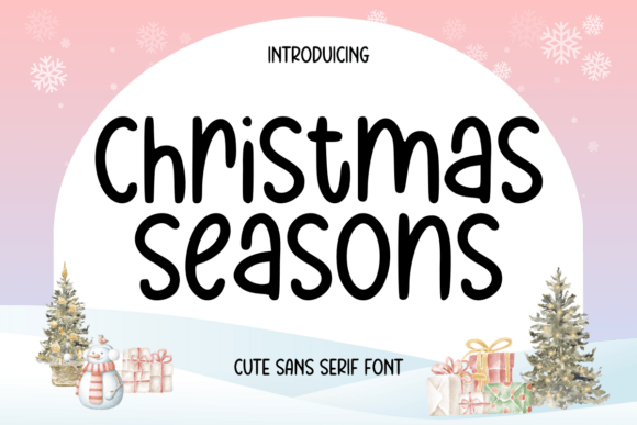 Christmas Seasons Font Review