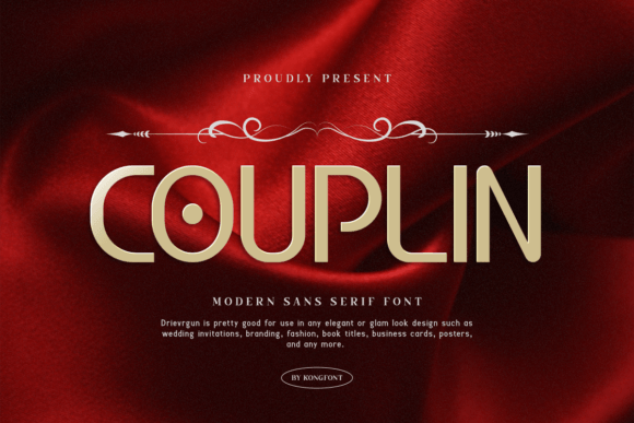 Couplin: A Modern Font for Digital Campaigns