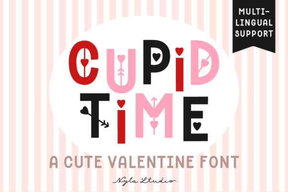 Cupid Time Font for Creative Projects