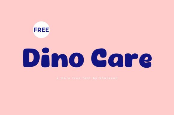 Dino Care Font for Creative Projects
