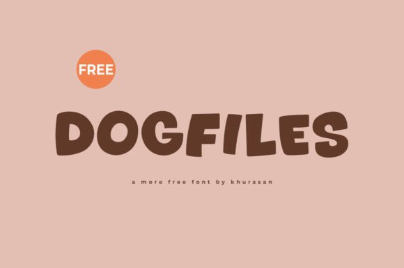 Dogfiles: A Cute Display Font for Crafters