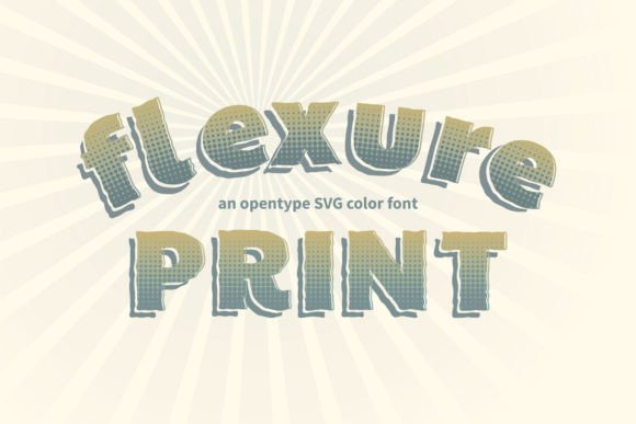 Flexure Print: A Bold Font for Creative Campaigns
