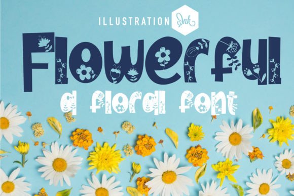 Flowerful: A Whimsical Font for Creative Projects