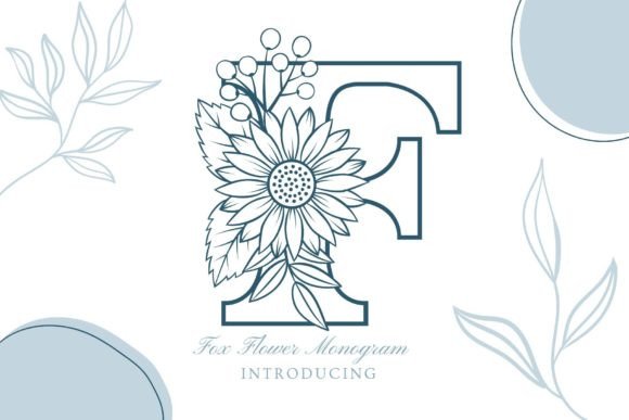 Fox Flower Monogram: A Font for Creative Campaigns
