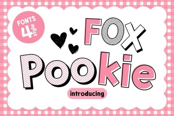 Fox Pookie: A Playful Display Font
