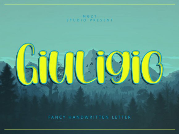 Giuligio: A Whimsical Web Font