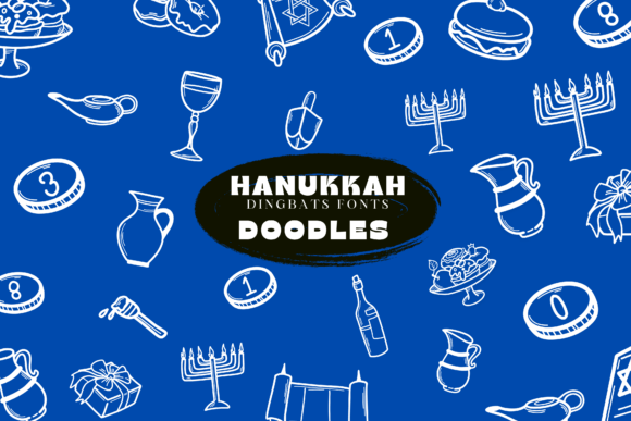 Hanukkah Doodles Font