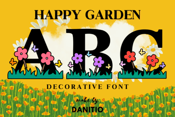 Happy Garden Font for Business Branding