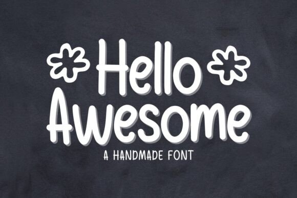 Hello Awesome Font for Business