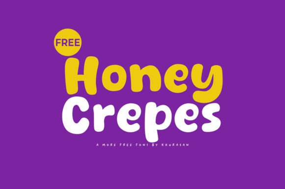 Honey Crepes Font for Creative Marketing