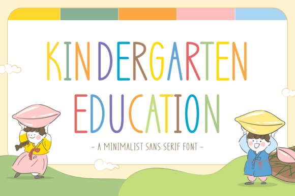 Kindergarten Education Font