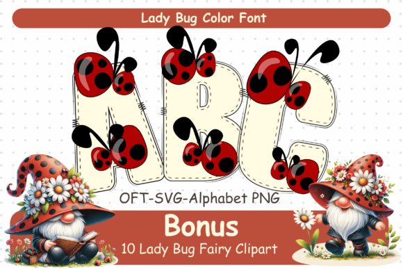 Lady Bugs: A Playful Font for Creative Projects