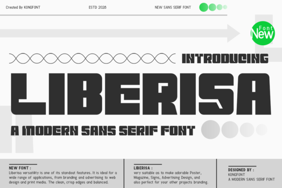 Liberisa: A Bold Typeface for Digital Marketing