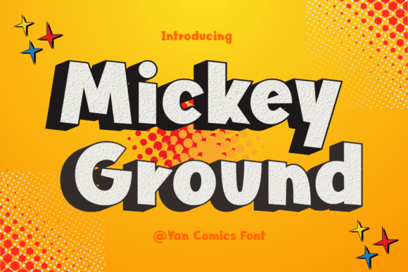 Mickey Ground Font for Creative Projects