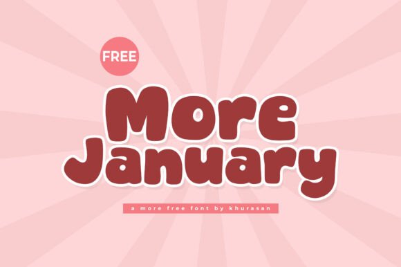 More January: A Modern Font for Elegant Design