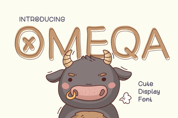 Omeqa: A Bold Display Font for Designers
