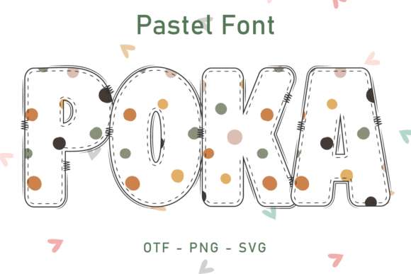 Poka: A Color Font for Craft Creators