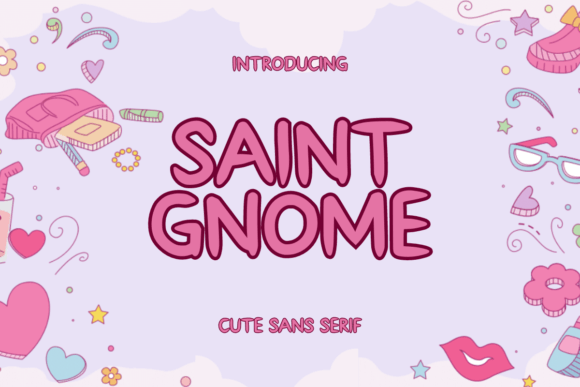 Saint Gnome: A Cute Sans Serif Font