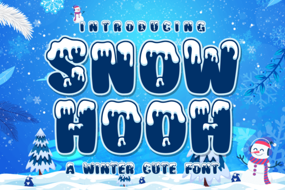 Snow Hooh: A Winter Font for Festive Campaigns