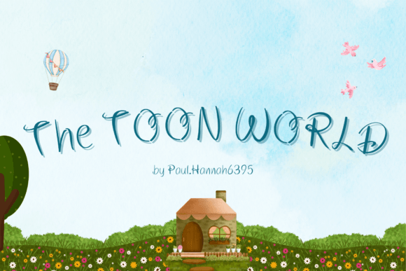 The Toon World Font