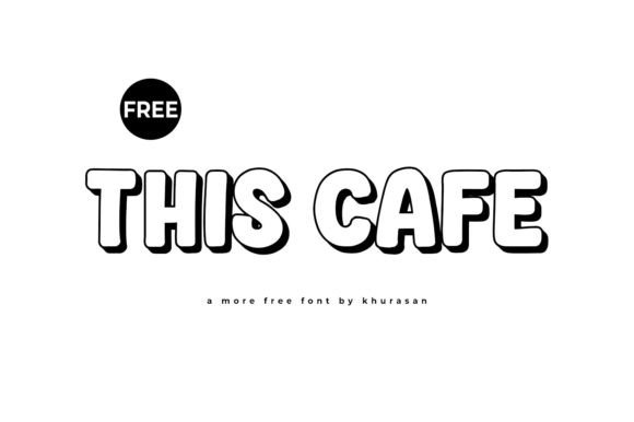 This Cafe Font: A Modern Display Typeface
